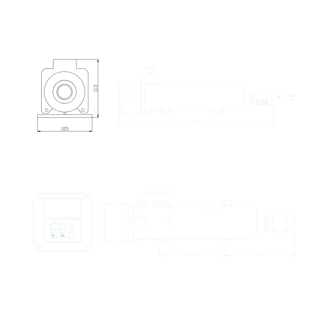 Temperature-controlled engine preheater