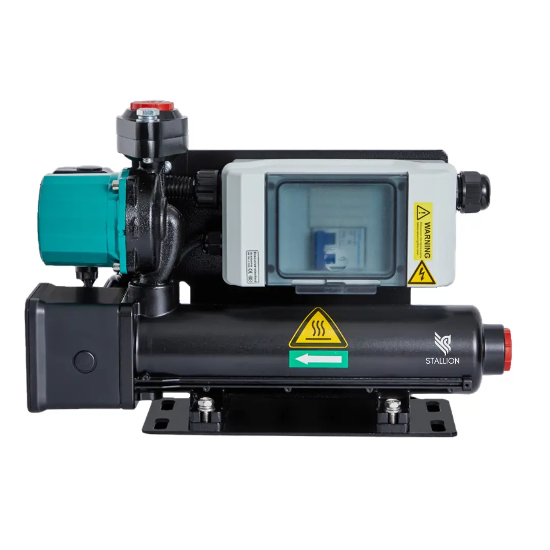 Pump-assisted engine preheater